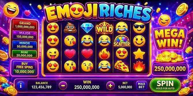 Emoji Riches SLOTBAJI Online Casino Adventure